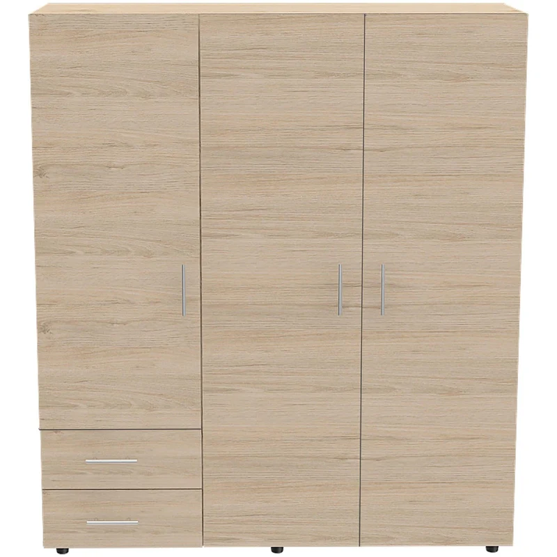 Clóset Light, Beige y Blanco, con Dos Cajones Organizadores y Dos Entrepaños para Zapatos