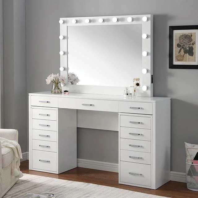 Furniture of America Aphrodite CM-DK933WH-PK Vanity