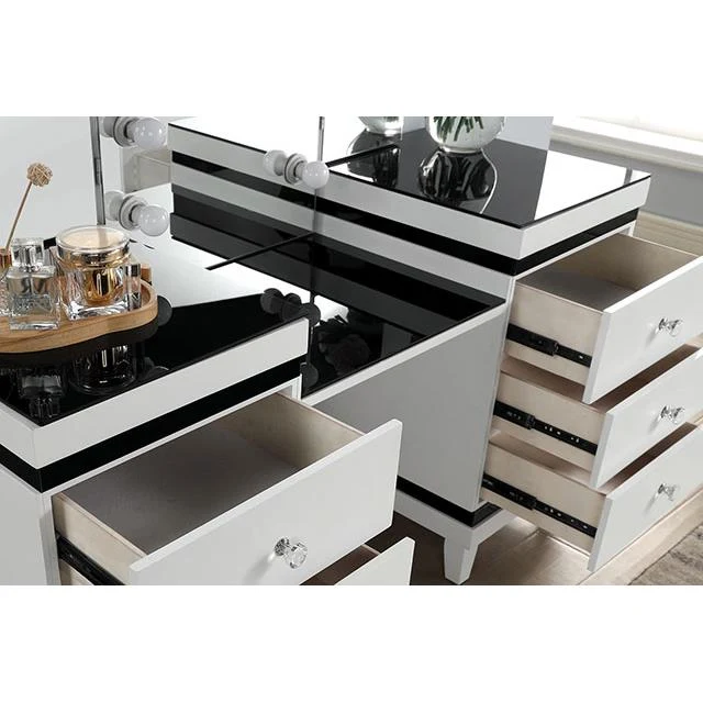 Furniture of America Madonna CM-DK824WH-PK Vanity Set