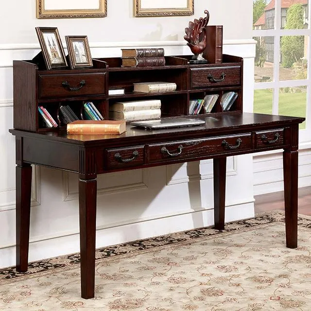 Furniture of America Tami CM-DK6384DL-PK Writing Desk w/ Hutch