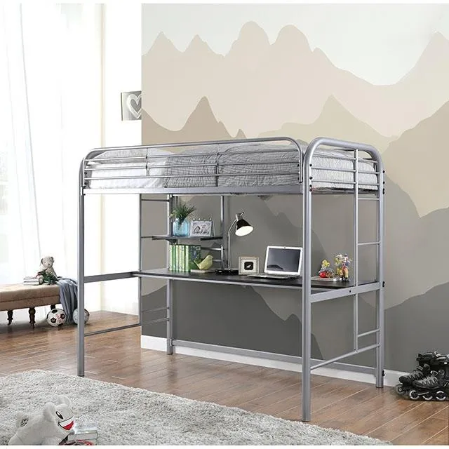 Furniture of America Opal CM-BK938SV Twin Loft Bed