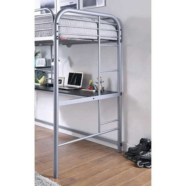 Furniture of America Opal CM-BK938SV Twin Loft Bed