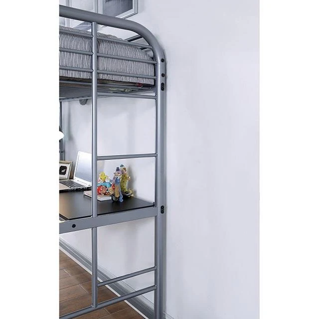 Furniture of America Opal CM-BK938SV Twin Loft Bed