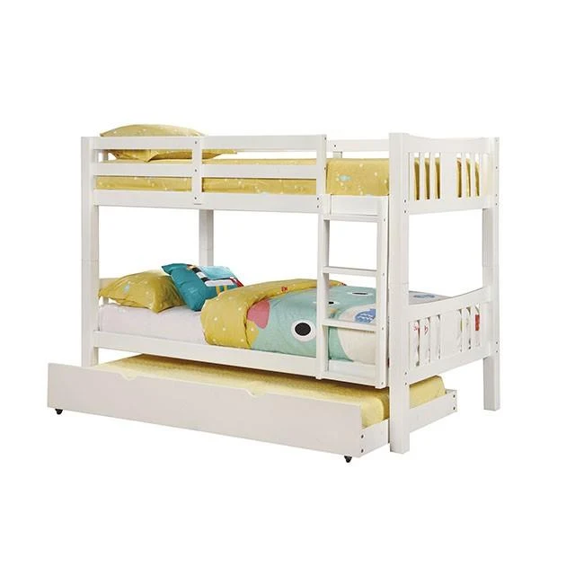 Furniture of America Cameron CM-BK929WH-BED-VN Twin/Twin Bunk Bed