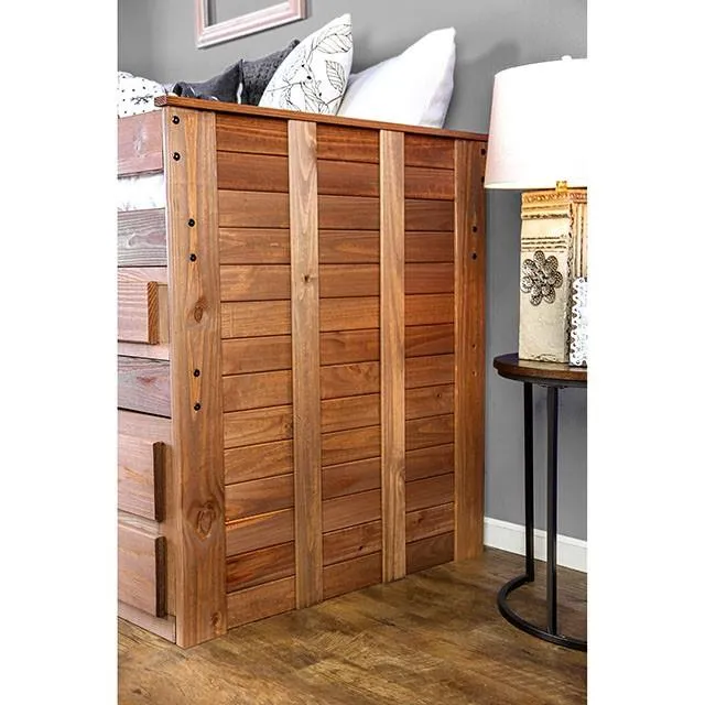 Furniture of America Cleo AM-BK601-BED-SLAT Twin Captain Bed