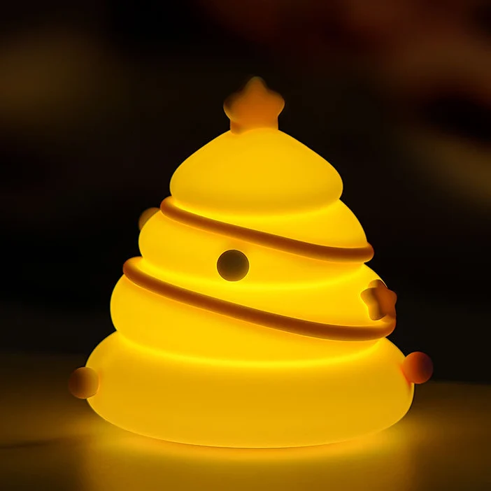 Contemporary Creative Rechargeable Silica ABS Christmas Tree LED Table Lamp Night Light For Bedroom