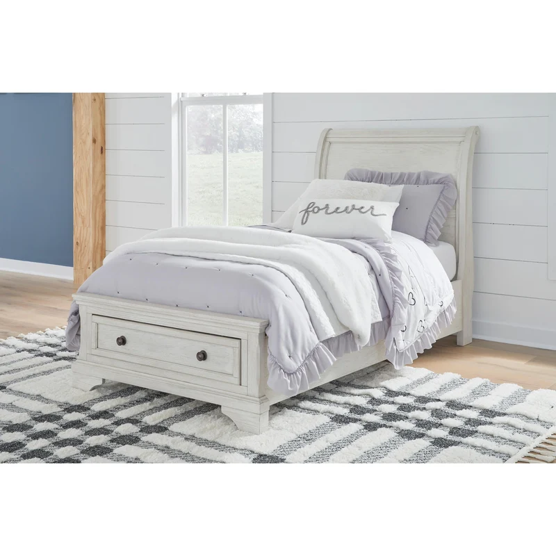 Signature Design by Ashley Robbinsdale B742B12 Twin Sleigh Storage Bed