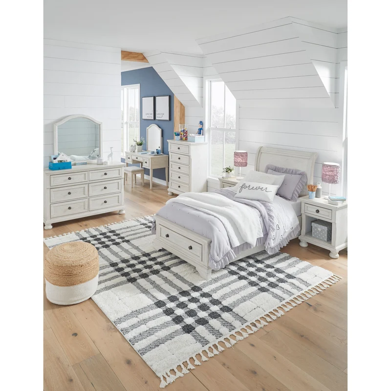Signature Design by Ashley Robbinsdale B742B12 Twin Sleigh Storage Bed