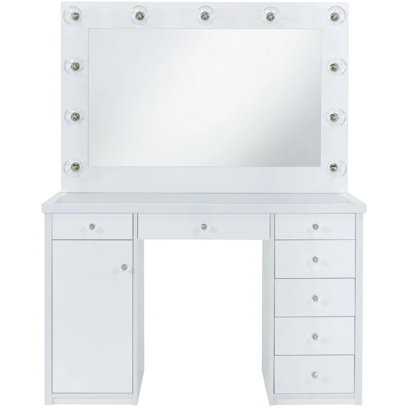 Elements International Amia Complete Vanity with Lightbulbs