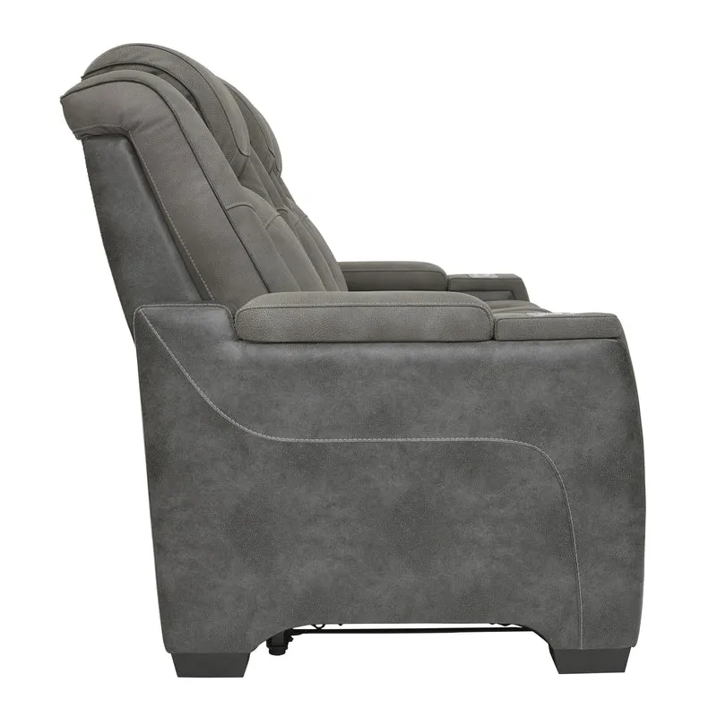Signature Design by Ashley Next-Gen DuraPella 2200415 Power Reclining Sofa with Adjustable Headrest