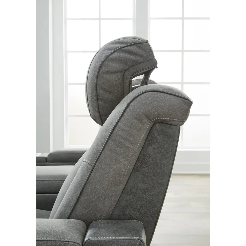 Signature Design by Ashley Next-Gen DuraPella 2200415 Power Reclining Sofa with Adjustable Headrest