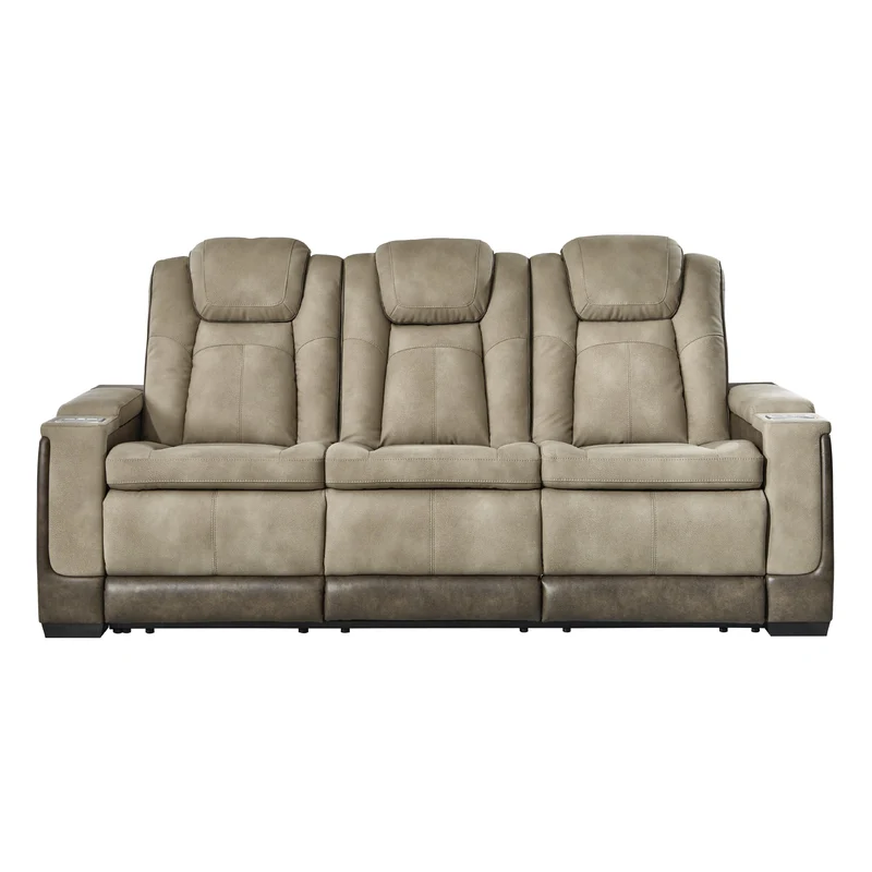 Signature Design by Ashley Next-Gen DuraPella 2200315 Power Reclining Sofa with Adjustable Headrest