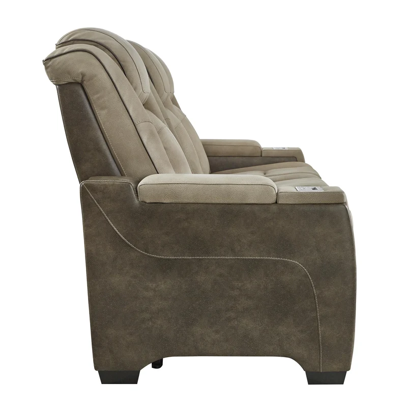 Signature Design by Ashley Next-Gen DuraPella 2200315 Power Reclining Sofa with Adjustable Headrest