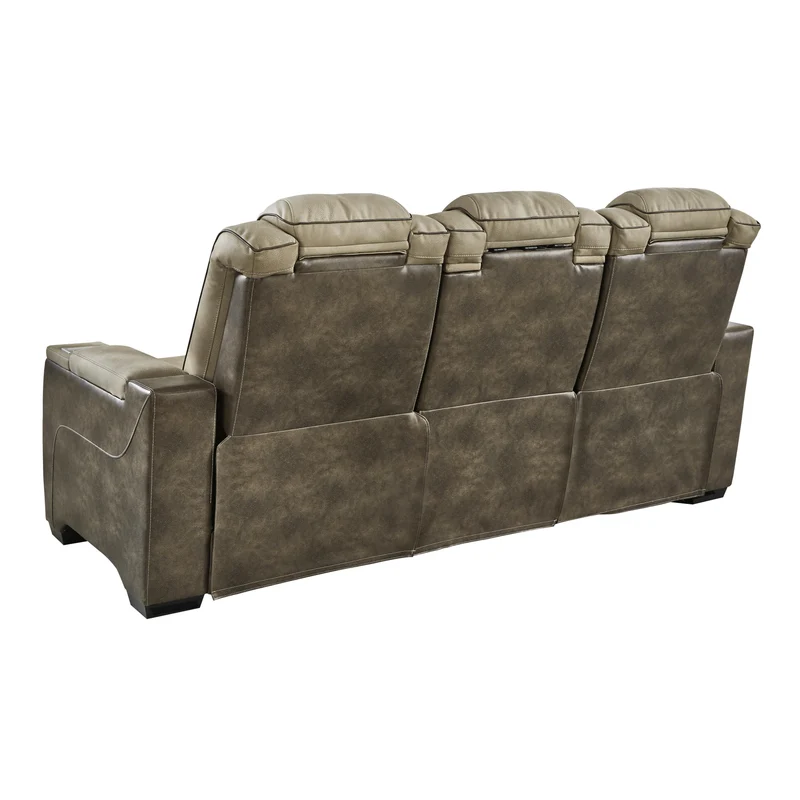 Signature Design by Ashley Next-Gen DuraPella 2200315 Power Reclining Sofa with Adjustable Headrest