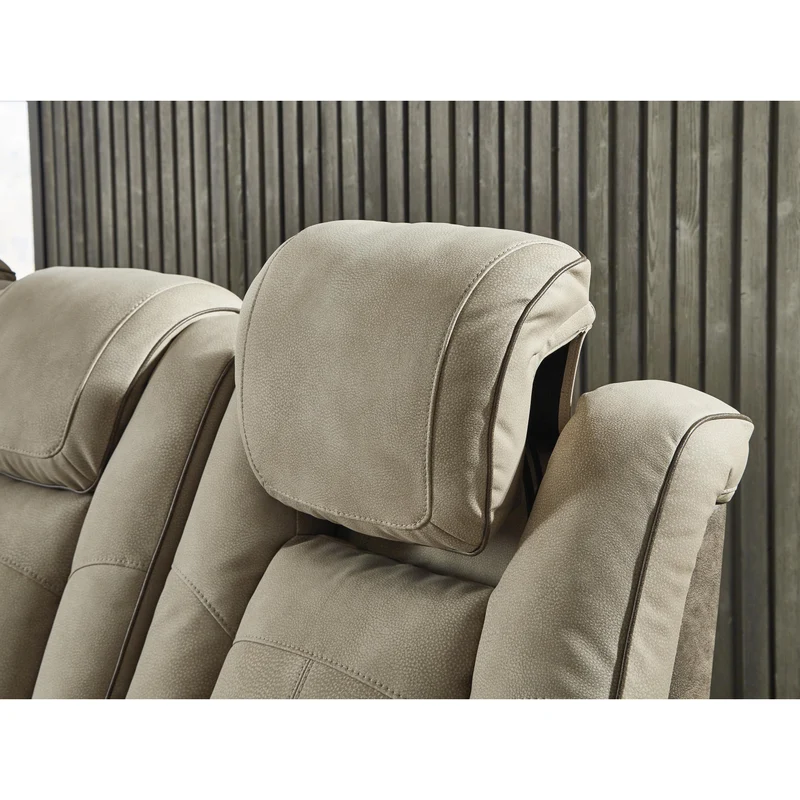 Signature Design by Ashley Next-Gen DuraPella 2200315 Power Reclining Sofa with Adjustable Headrest