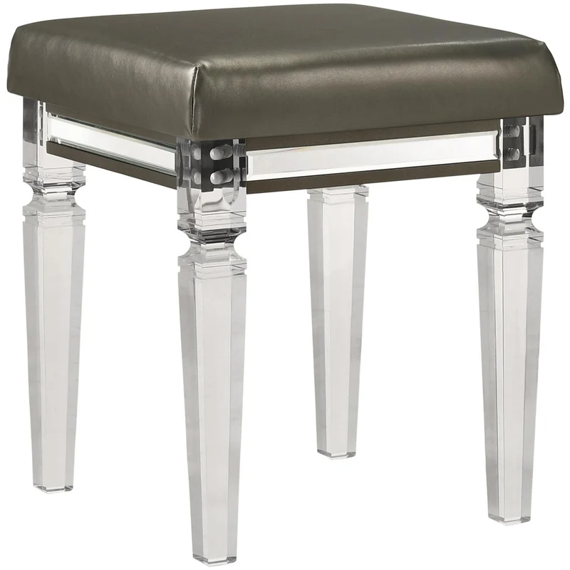 Elements International Twenty Nine TN600VTNSTAL Vanity Stool W/Acrylic Leg