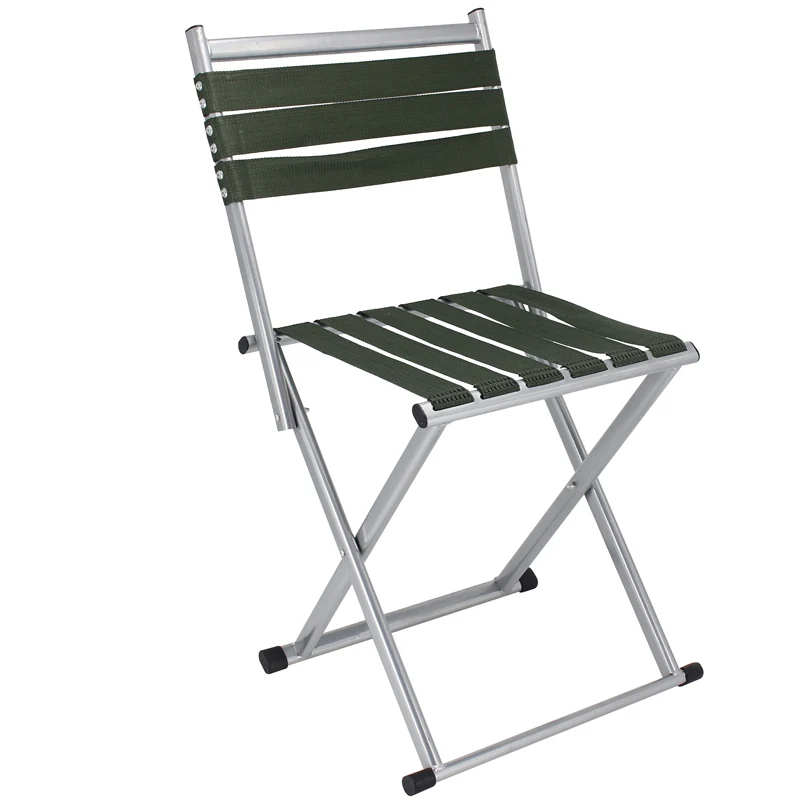 Contemporary Nordic Square Polypropylene Carbon Steel Foldable Camping Chair Fishing Chair Backrest For Outdoor Patio