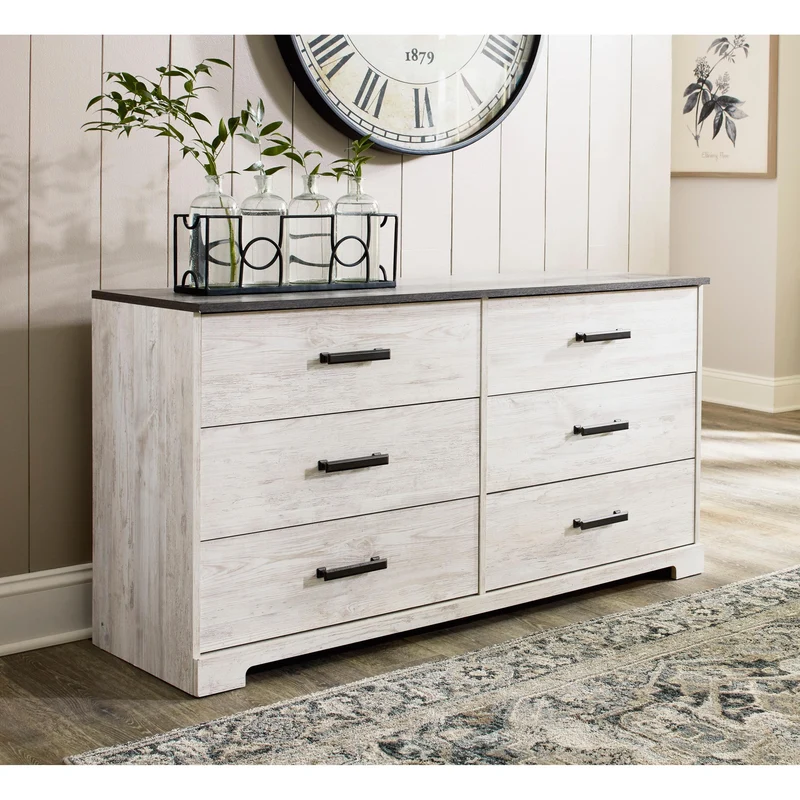 Signature Design by Ashley Shawburn EB4121-131 Six Drawer Dresser