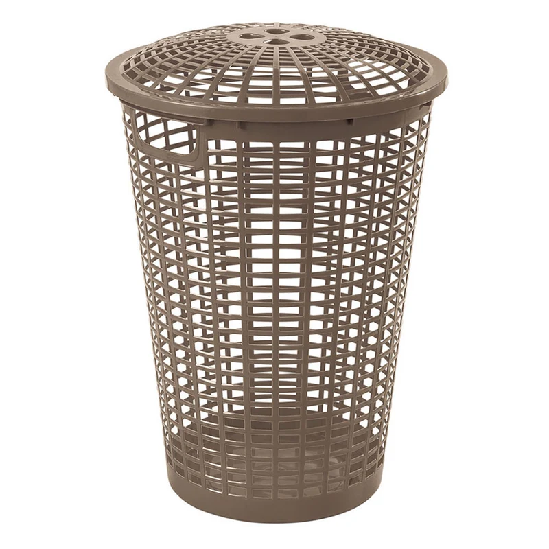 Cesta para Ropa Redonda con Manijas Mocca
