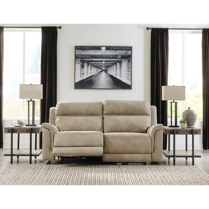 Signature Design by Ashley Next-Gen Durapella 5930247 2 Seat Power Reclining Sofa Adjustable Headrest