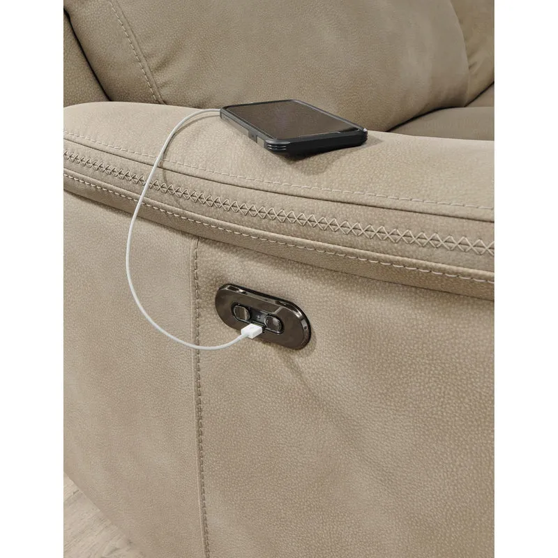 Signature Design by Ashley Next-Gen Durapella 5930247 2 Seat Power Reclining Sofa Adjustable Headrest