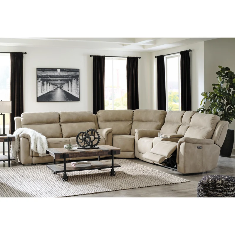 Signature Design by Ashley Next-Gen Durapella 5930247 2 Seat Power Reclining Sofa Adjustable Headrest