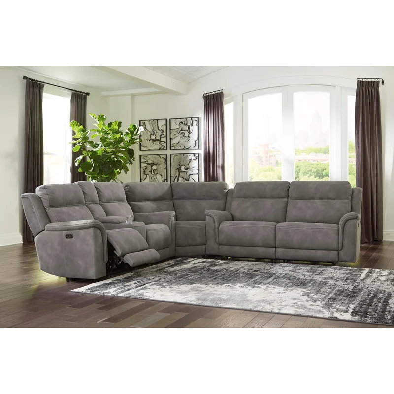 Signature Design by Ashley Next-Gen Durapella 5930147 2 Seat Power Reclining Sofa Adjustable Headrest