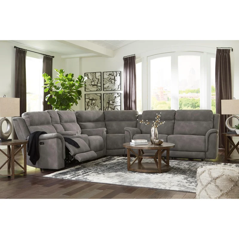 Signature Design by Ashley Next-Gen Durapella 5930147 2 Seat Power Reclining Sofa Adjustable Headrest