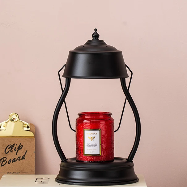 Contemporary Creative Horse Lamp Round Oval Iron 1-Light Melting Wax Table Lamp For Bedroom