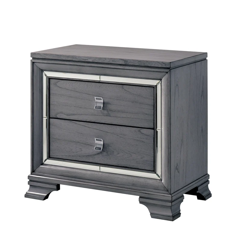 Furniture of America Alanis 2-Drawer Nightstand CM7579N