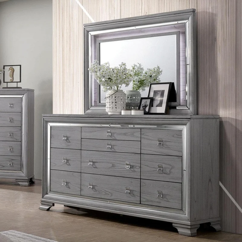 Furniture of America Alanis 10-Drawer Dresser CM7579D