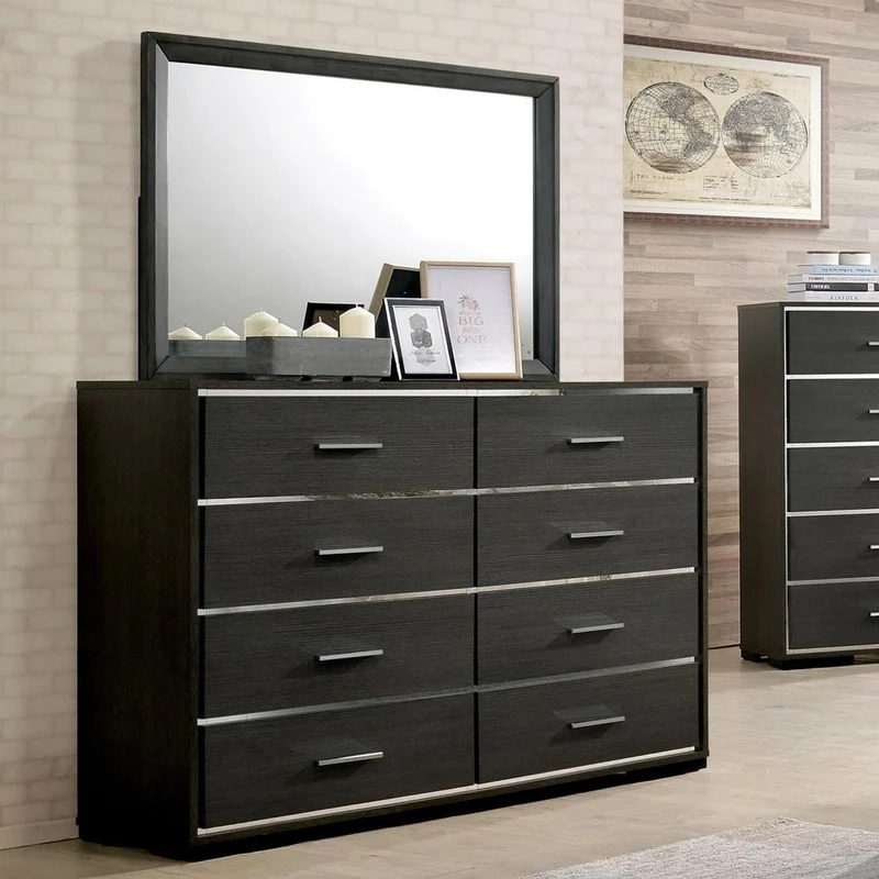 Furniture of America Camryn Dresser Mirror CM7589M
