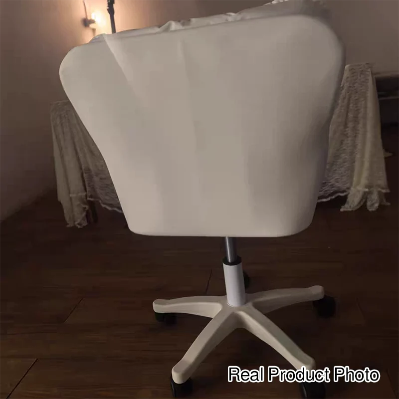 Modern Simplicity Faux Leather Velvet Cotton Sponge Iron Nylon Square Desk Chair Backrest Armrest Swivel For Home Office