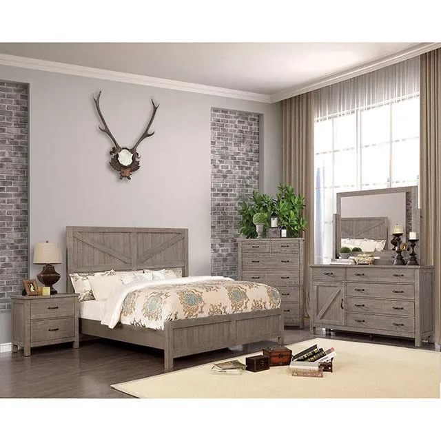 Furniture of America Brenna Dresser Mirror CM7435GY-M