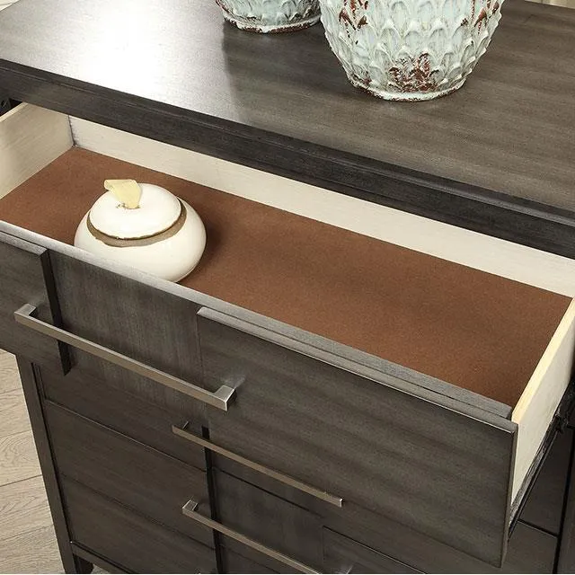 Furniture of America Berenice 2-Drawer Nightstand CM7580GY-N