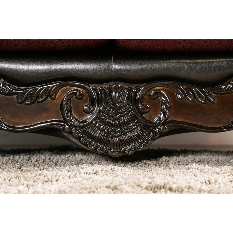 Furniture of America Quirino Stationary Fabric Sofa SM6416-SF