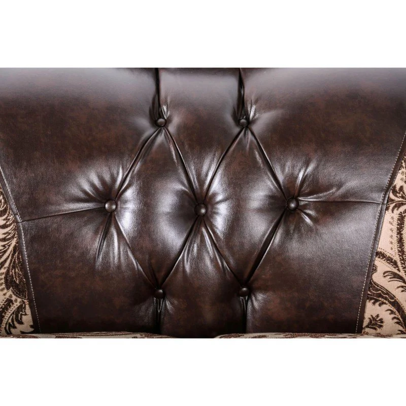 Furniture of America Quirino Stationary Fabric Sofa SM6415-SF