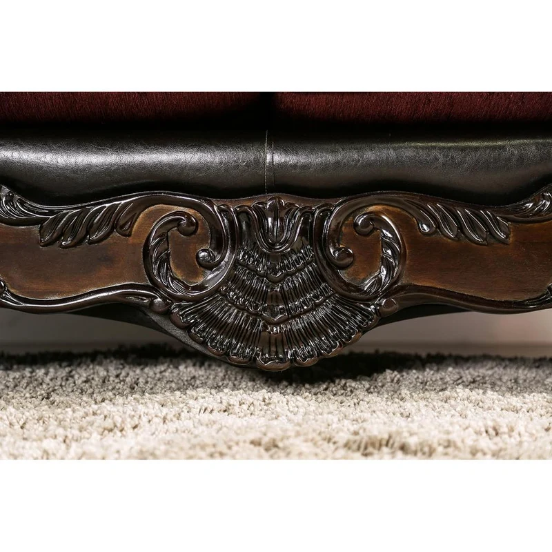 Furniture of America Quirino Stationary Fabric Sofa SM6415-SF