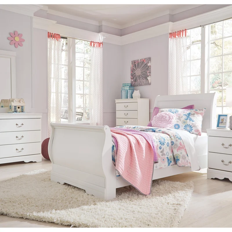 Signature Design by Ashley Anarasia B129B1 Twin Sleigh Bed