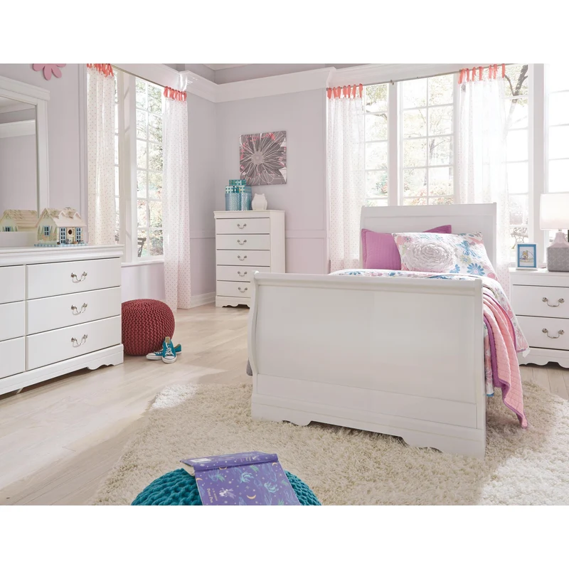 Signature Design by Ashley Anarasia B129B1 Twin Sleigh Bed