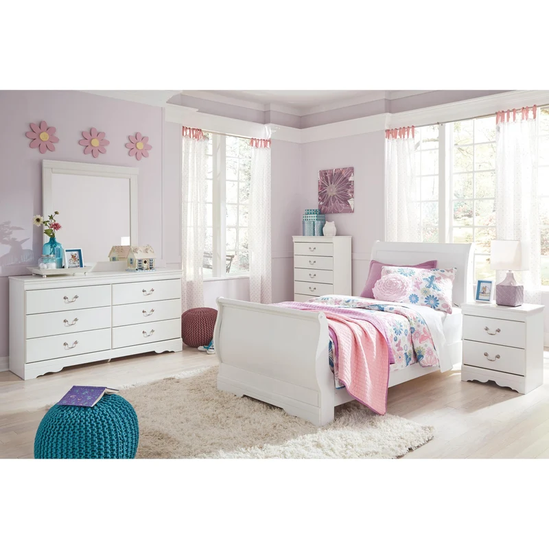 Signature Design by Ashley Anarasia B129B1 Twin Sleigh Bed