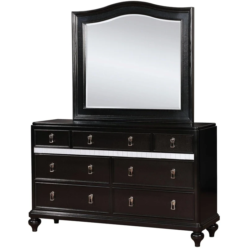 Furniture of America Ariston Dresser Mirror CM7171BK-M