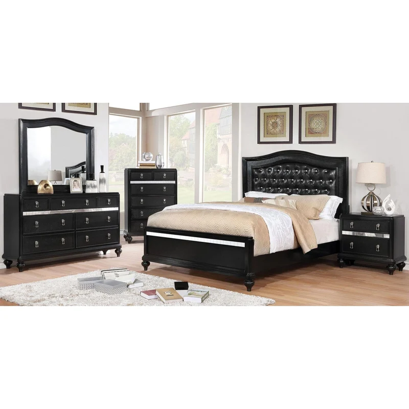 Furniture of America Ariston Dresser Mirror CM7171BK-M