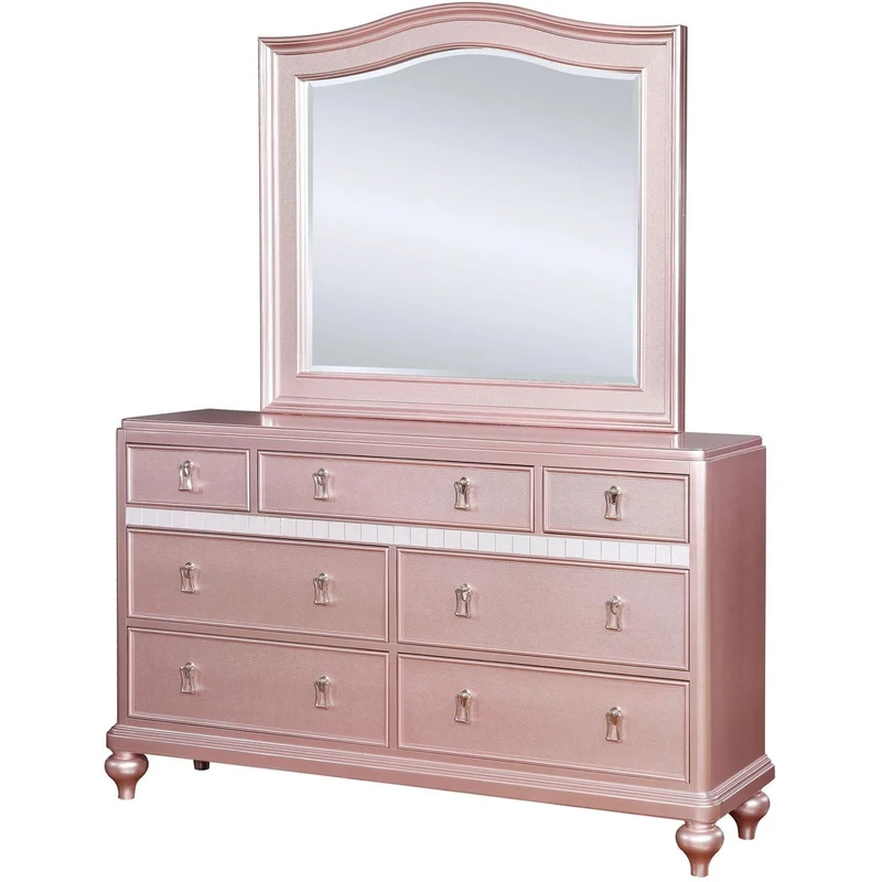 Furniture of America Ariston Dresser Mirror CM7171RG-M