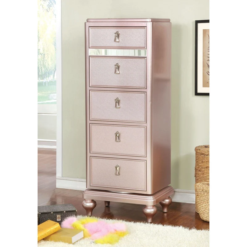 Furniture of America Avior 5-Drawer Chest CM7170RG-CS