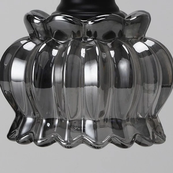 Traditional Vintage Pod Disc Iron Glass 1-Light Melting Wax Table Lamp For Bedroom