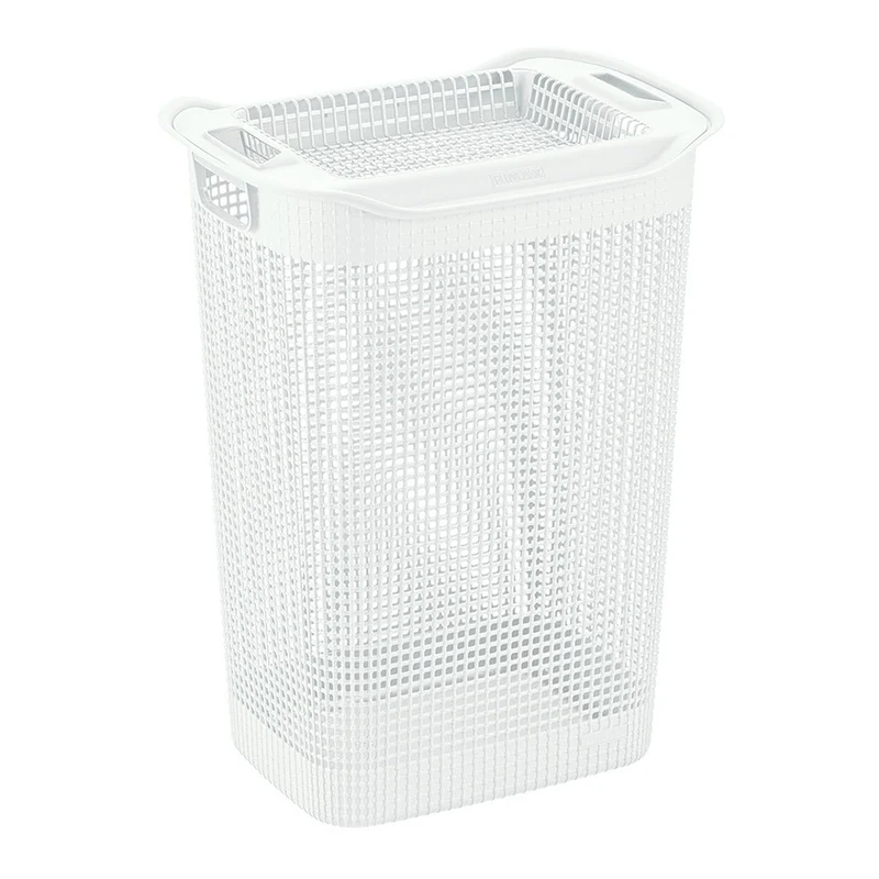 Cesta para Ropa Linum con Tejido Premium Blanco
