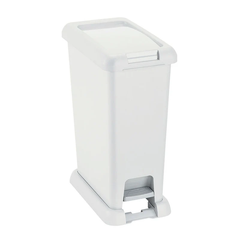 Basurero Pedal 20 Litros Blanco Vm