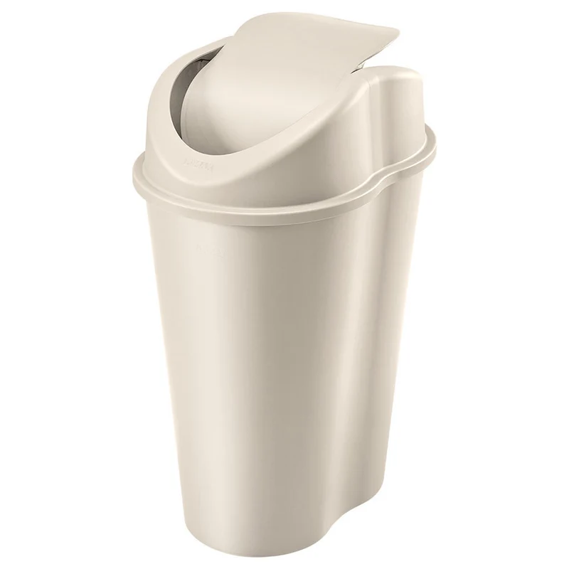 Papelera Style Tapa Vaivén 50 Litros Taupe