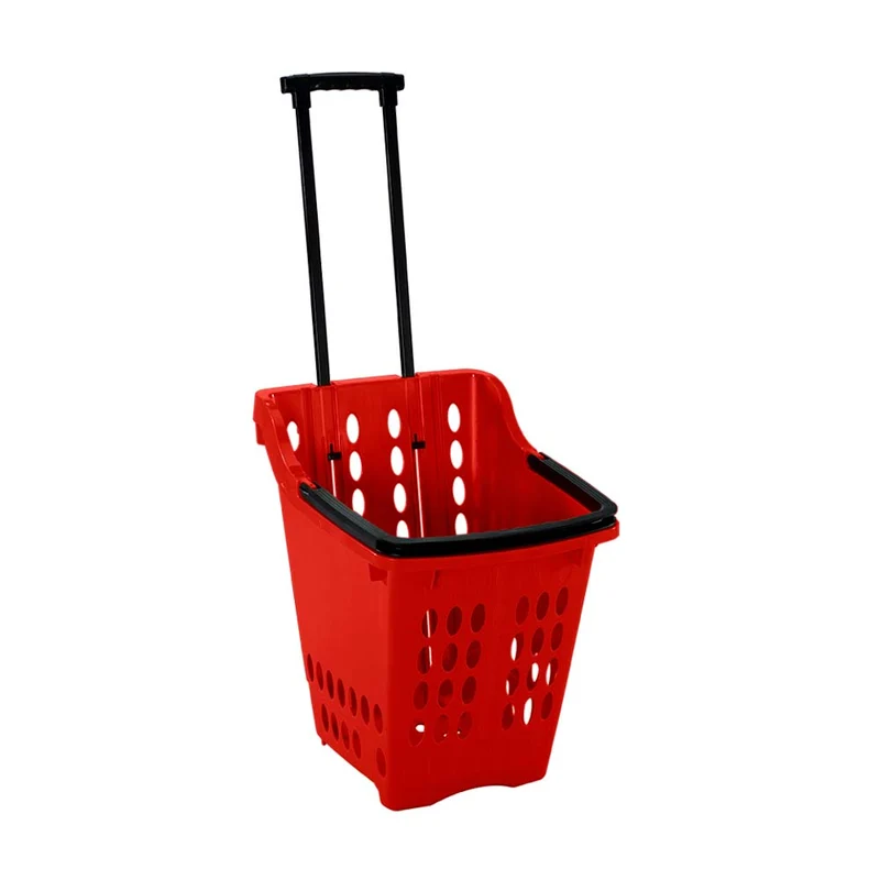 Cesta de Mercado 31 lt Rojo